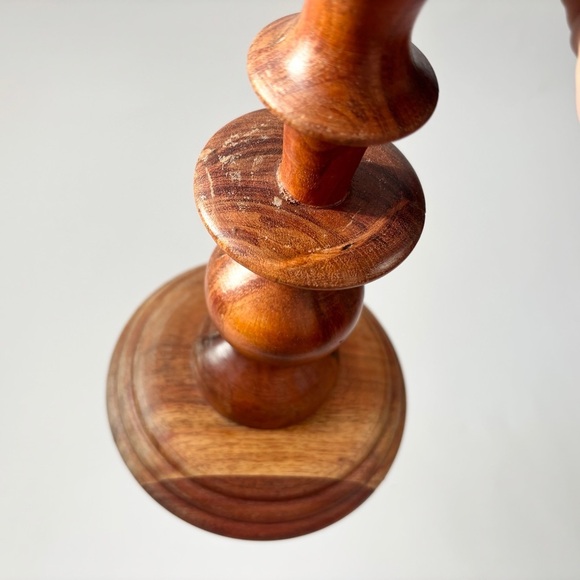 Two’s Company NWT Solid Wood Candle Pedestal // Candle Stand // candle holder - Picture 10 of 13